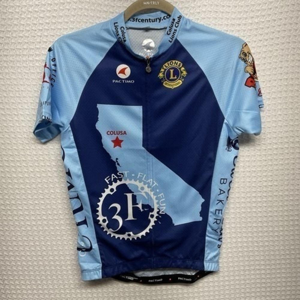 Pactimo Acsent Blue Full Zip Bike Cycling Jersey Shirt Top Men S China Polyester